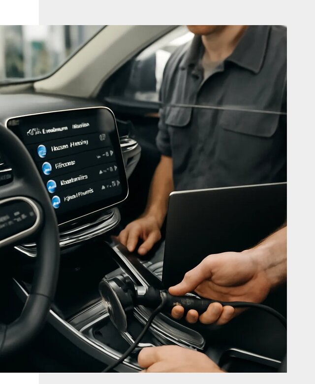 Установка приложений Geely для мультимедиа автомобиля в Угличе