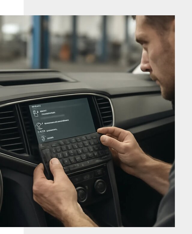 Установка русской клавиатуры для автомобиля в Угличе
